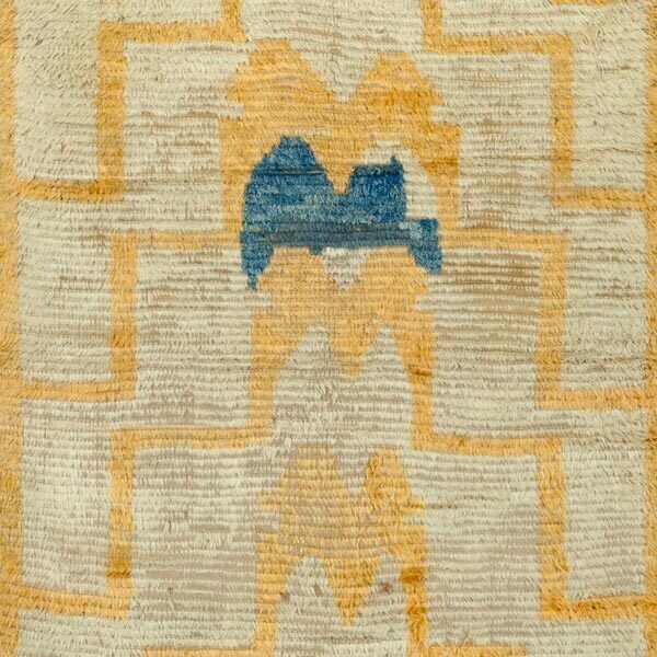 Nomadenschaetze: Detail of an antique Karapınar Tülü, Central Anatolia.