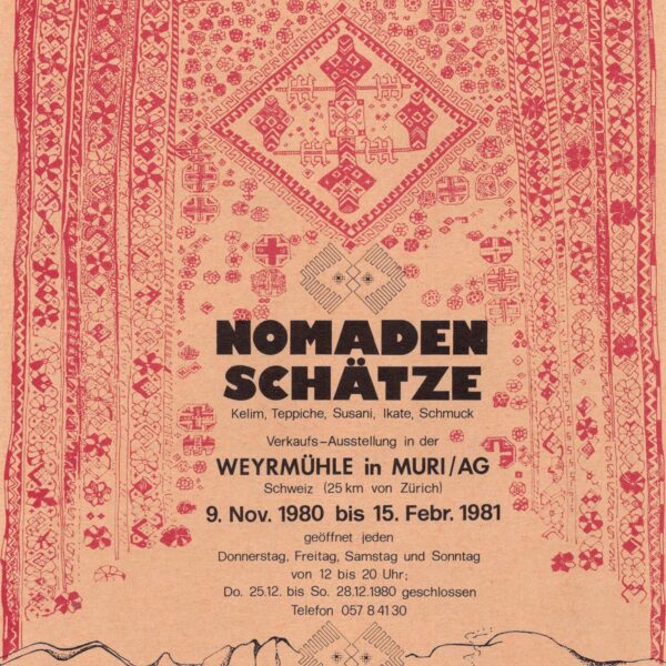 Nomadenschaetze: 1980 Ausstellung Weyermühle, Muri