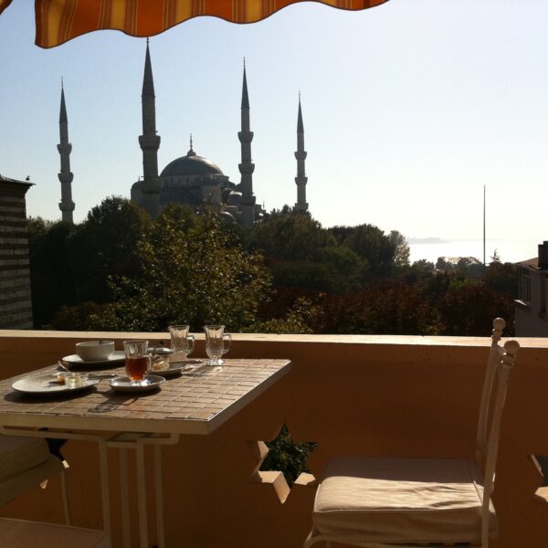 Nomadenschaetze: 2007 ICOC Istanbul. Unsere liebste Terrasse.