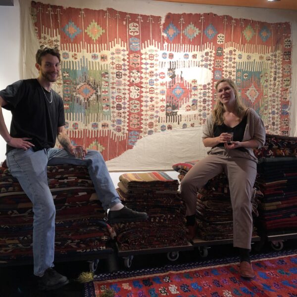 Nomadenschaetze: Lev and Lisa just put this wonderful late 18th century Anatolian kilim fragment on the wall